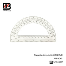 Plastic Protractor Ruler for Office and School Stationery